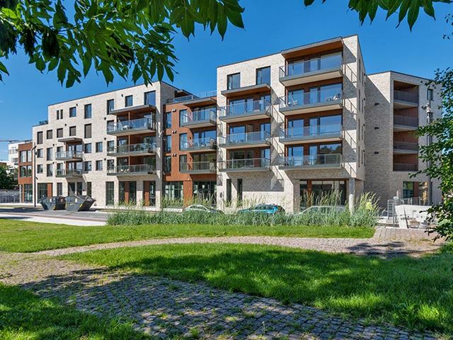 Illustrasjon av boligprosjektet Wessel Park i Vestby